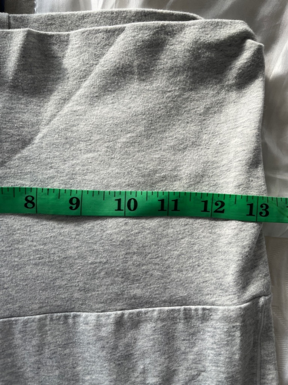 SKIMS Light Gray Cotton Jersey Foldover Lounge Pants - Picture 7 of 9